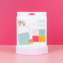 Violet Studios Solid Colour Card Blanks  - 8pk - Rainbow Blooms