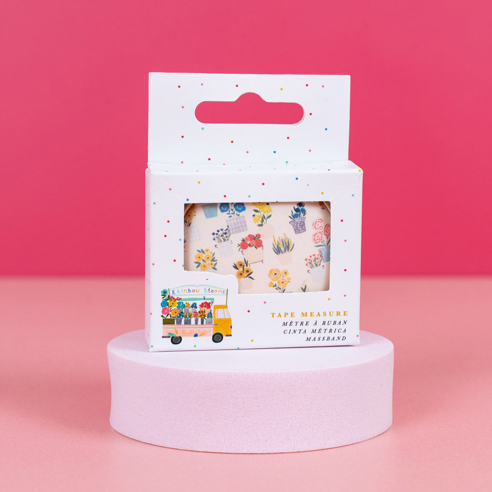 Violet Studios Tape Measure Rainbow Blooms Crafters Companion EU