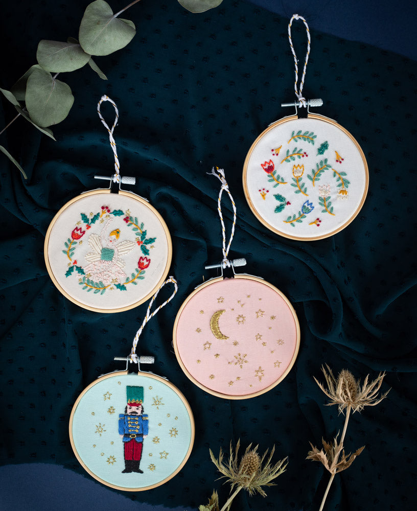 Violet Studios The Nutcracker Mini Embroidery Hoops Tree