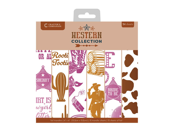 Western Collection 6”x6” Foil Transfers