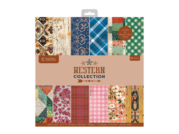 Western Collection 12”x12” Paper Pad 