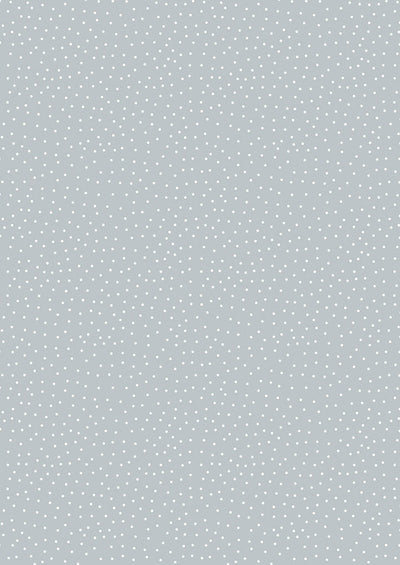 Lewis & Irene Fabric - Pearl Dots on Silver