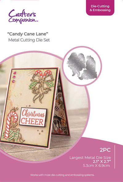 Crafter's Companion Christmas Corner Die - Candy Cane Lane