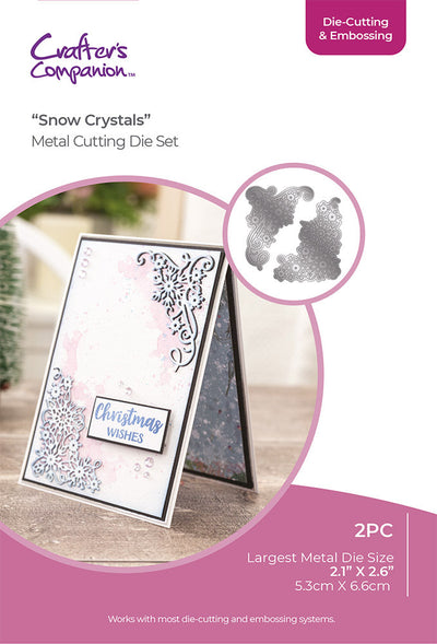 Crafters Companion Die Cutting & Embossing Die - Snow Crystals