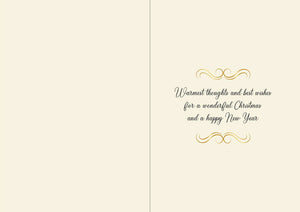 Crafters Companion  5" x 7" Insert Pad – Season's Greetings (Gold & Silver)