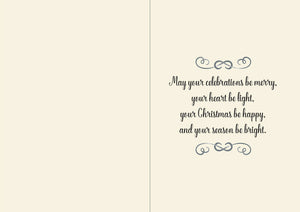 Crafters Companion  5" x 7" Insert Pad – Season's Greetings (Gold & Silver)