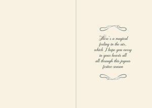 Crafters Companion  5" x 7" Insert Pad – Season's Greetings (Gold & Silver)