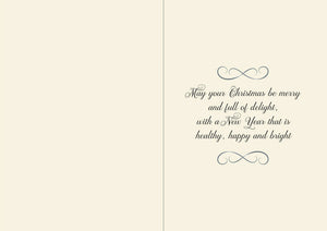 Crafters Companion  5" x 7" Insert Pad – Season's Greetings (Gold & Silver)