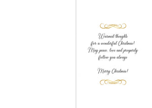 Crafters Companion  5" x 7" Insert Pad – Season's Greetings (Gold & Silver)