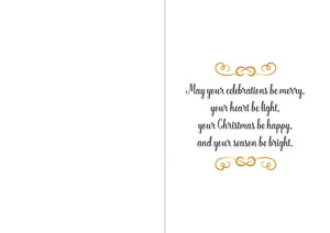 Crafters Companion  5" x 7" Insert Pad – Season's Greetings (Gold & Silver)