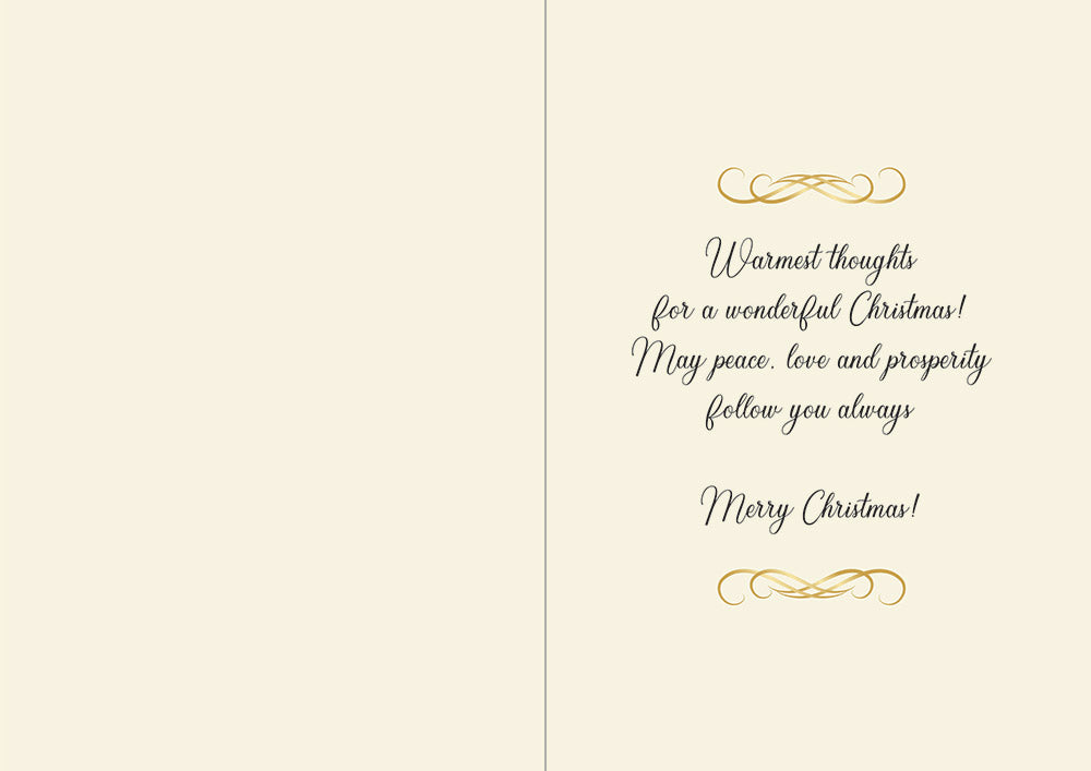 Crafters Companion  5" x 7" Insert Pad – Season's Greetings (Gold & Silver)