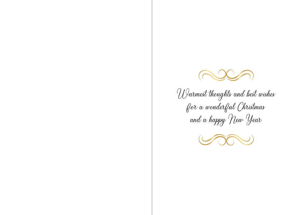 Crafters Companion  5" x 7" Insert Pad – Season's Greetings (Gold & Silver)