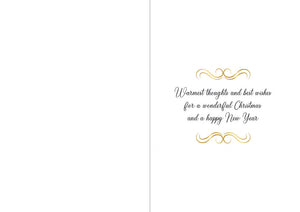 Crafters Companion  5" x 7" Insert Pad – Season's Greetings (Gold & Silver)