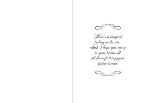 Crafters Companion  5" x 7" Insert Pad – Season's Greetings (Gold & Silver)