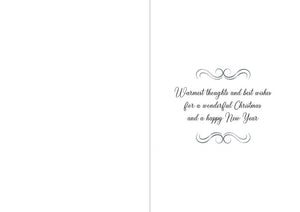 Crafters Companion  5" x 7" Insert Pad – Season's Greetings (Gold & Silver)