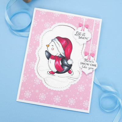 Crafters Companion Cute Penguin Stamps - Have an Ice Day