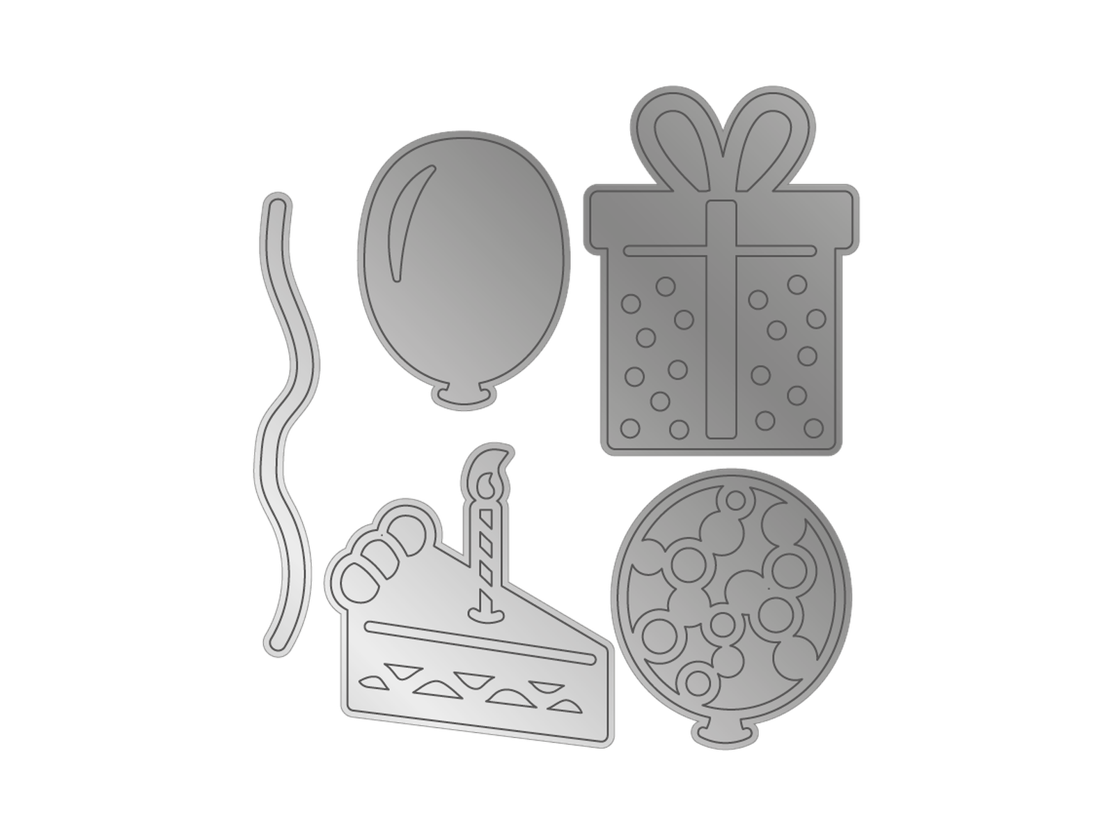 Crafters Companion - Die Cutting & Embossing - Party