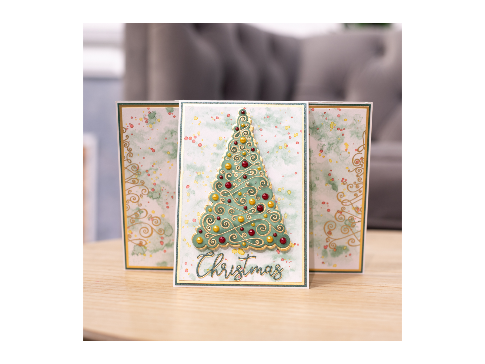 Crafter's Companion Stamp, Die and Stencil Set - Christmas Tree