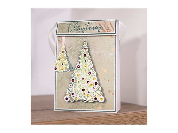 Crafter's Companion Stamp, Die and Stencil Set - Christmas Tree