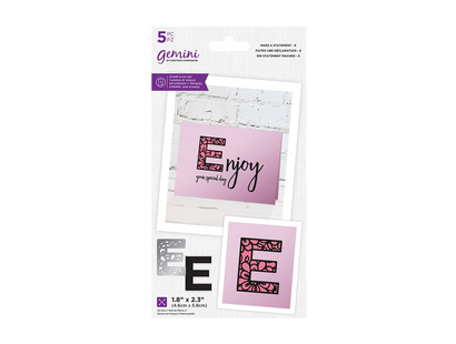 Gemini Make A Statement Stamp & Die - E