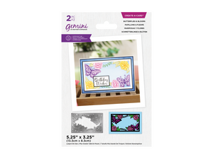 CC Paper Piecing Die Duo- Butterfly & Bloom and Radiant Rose