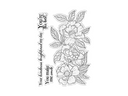 Sara Signature Say It With Flowers Stamp and Die - Pretty Peonies