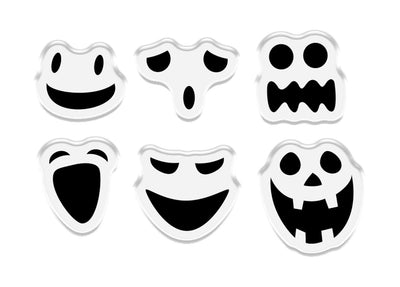 Designer Collection All Hallows Eve Stencil and Stamp Set - Fright Night