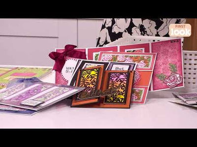 Gemini Floral Panel Create-a-Card Die - Gerbera