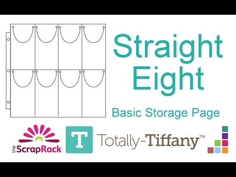 ScrapRack Straight Eight Basic Storage Page 10pk