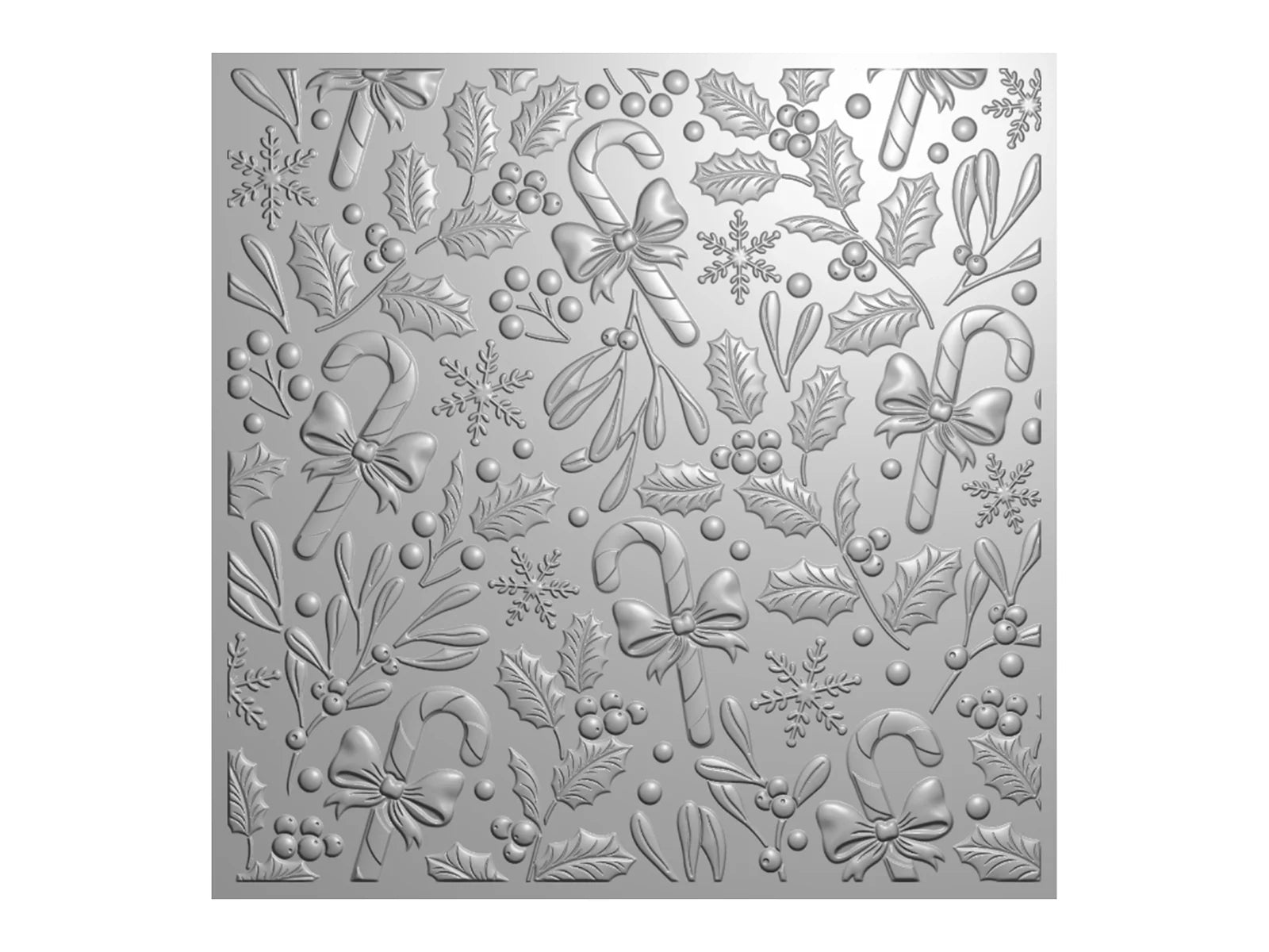 Sara Signature A Christmas Dream 5.5"x5.5" 3D Embossing Folder - Festive Foliage