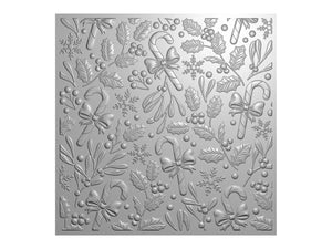 Sara Signature A Christmas Dream 5.5"x5.5" 3D Embossing Folder - Festive Foliage