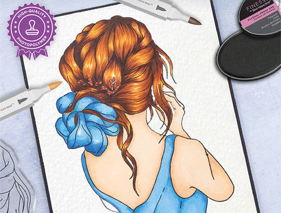 Crafter's Companion Natural Beauty Stamp Duo