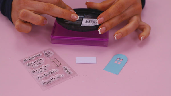 Seasonal House Stamp & Metal Die Set