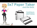 Totally Tiffany 5 x 7 Paper Taker