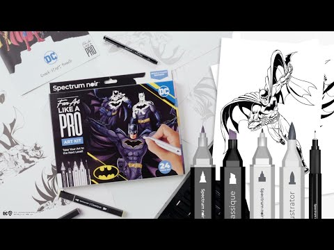 Spectrum Noir Fan-Art Like a Pro Art Kit - Superman