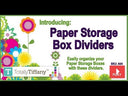 Paper Storage Box Dividers - 10 Pack