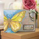 Sara Signature Vintage Butterflies Stamp and Die - Monarch