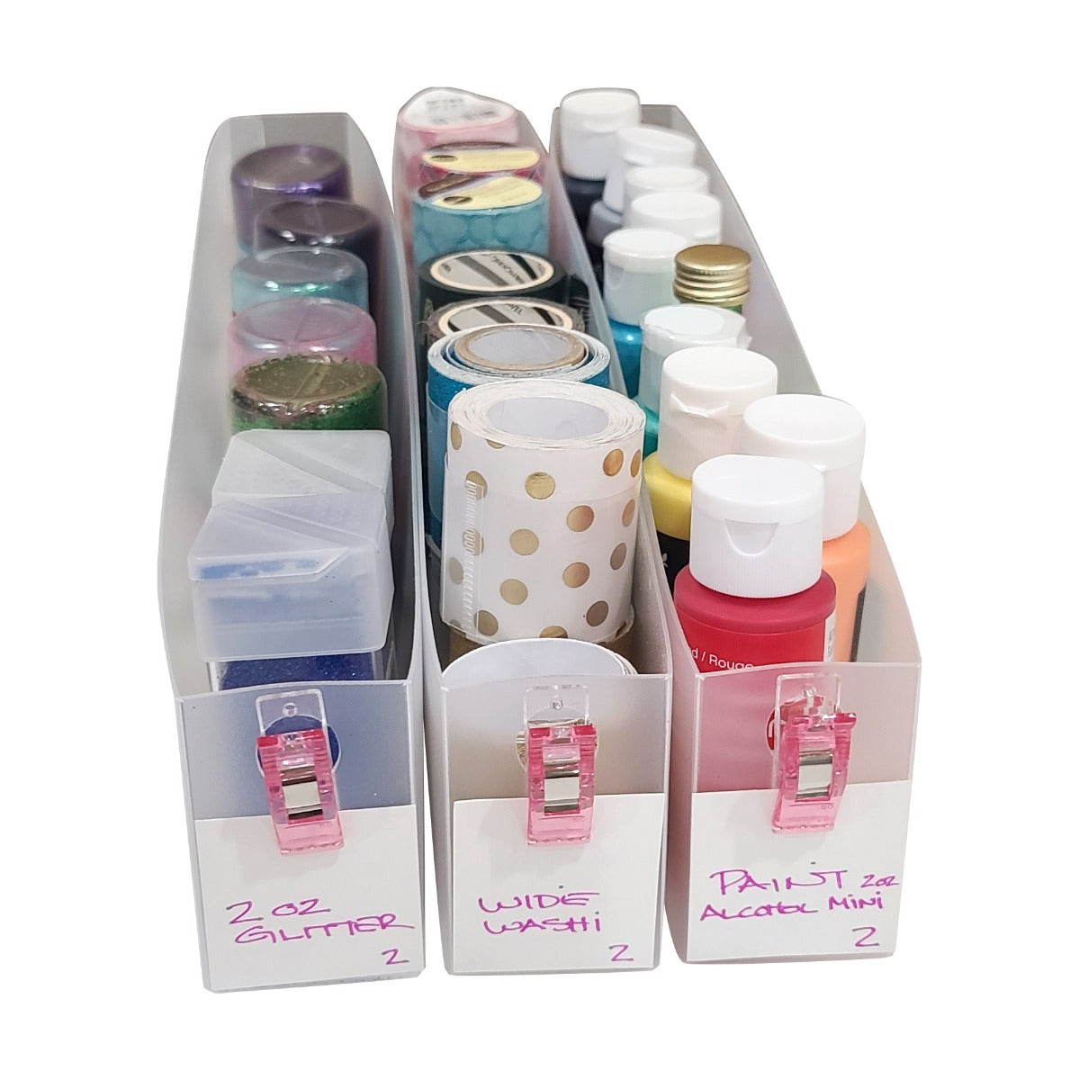 Totally Tiffany Slide, Stash & Store 2 - 3 Pack (1.75" w x 13.5" d x 4" h)